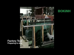 Back Side Tempered Excavator Cab Glass KOBELCO Position No.5 Windscreen Replacement