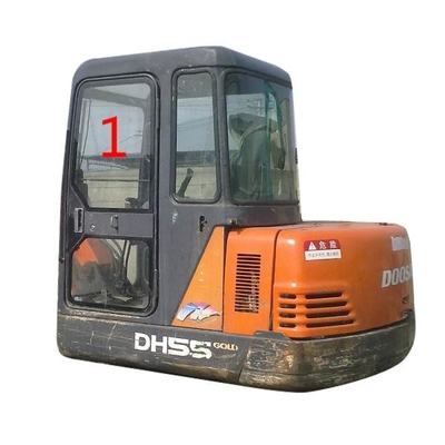 Escavatore Windshield di DAEWOO DH55 Volvo della parte di sinistra 5mm densamente