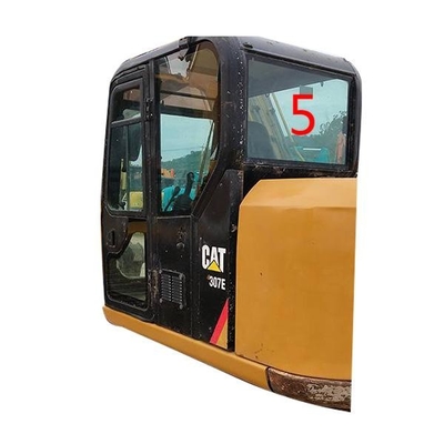 Il parabrezza laterale posteriore di posizione NO.5 di vetro della carrozza di Cabin CATERPILLAR dell'escavatore ha temperato il vetro