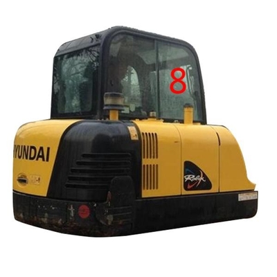 Escavatore bianco Glass Replacement di HYUNDAI Front Glass Right Side Position No.8