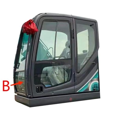 vetro di Front Glass Replacement Green Tempered dell'escavatore di 5mm per il parabrezza