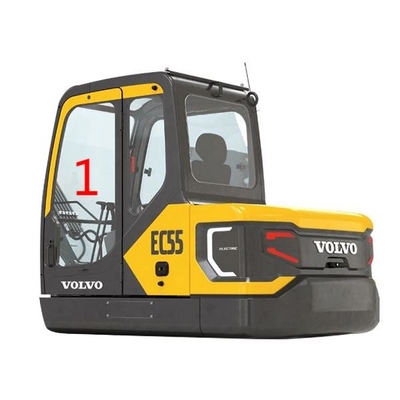 Posizione di vetro NO.1 Digger Window Replacement della porta sinistra del parabrezza di EC55 VOLVO