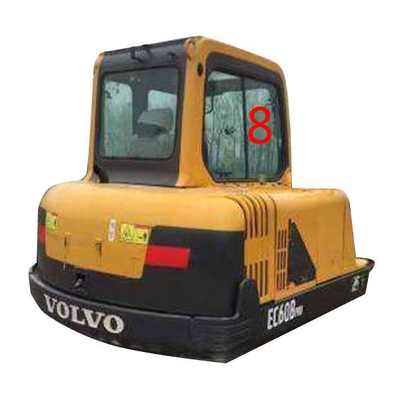 Posizione No.8 di Windshield Right Side dell'escavatore di RoHS Volvo