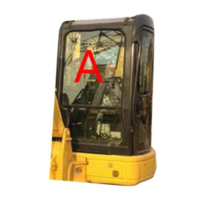 Parabrezza temperato di vetro Front Glass dell'escavatore di PC55MR PC55 5MM della carrozza spessa di KOMATSU