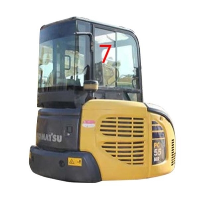 Posizione laterale No.7 di Window Replacement Right dell'escavatore di KOMATSU PC55MR del PUNTO