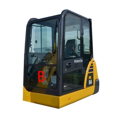 Vetro temperato sostituzione di PC56-7 PC56 Front Down Komatsu Excavator Glass Position.B