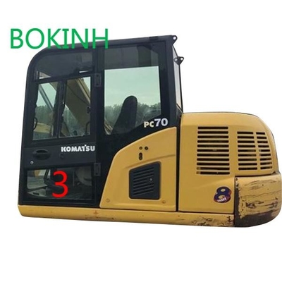 Posizione più bassa NO.3 Digger Window Replacement della porta sinistra dell'OEM di vetro della carrozza di PC70-8 KOMATSU