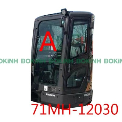 Escavatore Cab Glass Front Upper Tempered Windshield di 71MH-12030 HYUNDAI 5MM spessi