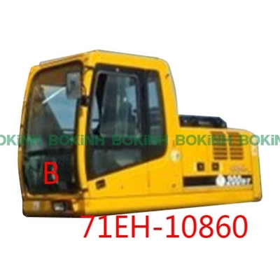 Escavatore Cab Window Tempered di 71EH-10860 HYUNDAI Front Glass Down Position B