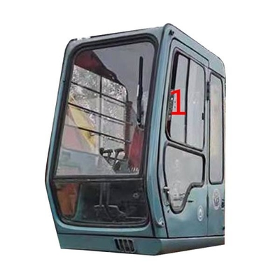 AT154426 HITACHI Finestra della cabina dell'escavatore Vetro temperato lato sinistro inclinato Posizione N.1