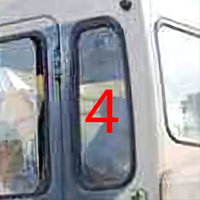 L'escavatore bianco Door Window Replacement sinistro a porta la posizione posteriore NO.4