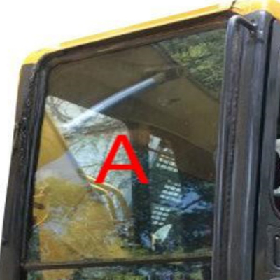 Nessun escavatore di vetro Front Windscreen Glass della carrozza di KOMATSU dei fori