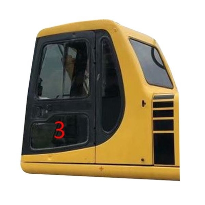 Posizione più bassa NO.3 della porta sinistra di vetro della carrozza di Cabin KOMATSU dell'escavatore di iso