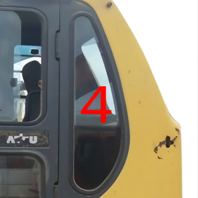 Il parabrezza della carrozza ha temperato la posizione laterale posteriore sinistra di vetro No.4