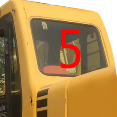 lato posteriore di vetro NO.5 KOMATSU di 580mm della carrozza spessa di altezza 5mm