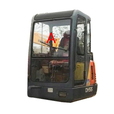 Escavatore Cab Glass Front Up Position A 5mm di DAEWOO DH55 spessi