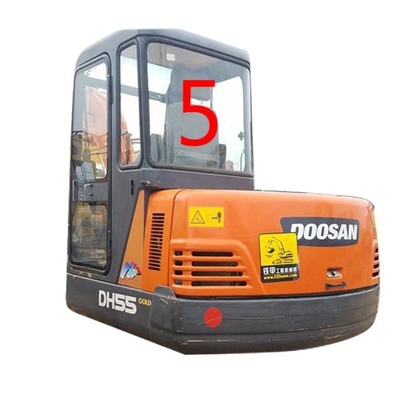 Posizione laterale posteriore bianca NO.5 di Cab Glass DAEWOO DH55 dell'escavatore