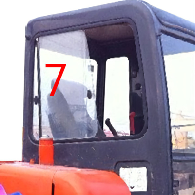 Posizione NO.7 della destra di Komatsu Cab Glass dell'escavatore di DAEWOO DH55 del PUNTO