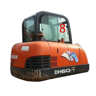 DH60-7 DH55 55V-WV solare DOOSAN Mini Excavator Glass temperato di vetro