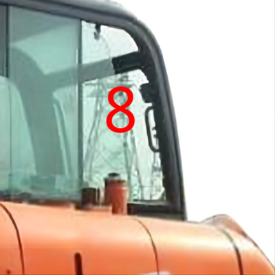 DH60-7 DH55 55V-WV solare DOOSAN Mini Excavator Glass temperato di vetro