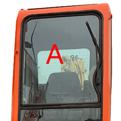 Escavatore Windscreen Replacement DOOSAN Front Up Position A di DX225LC-7 DX150LC-7