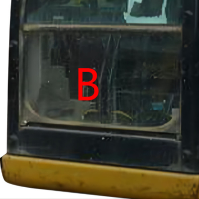 Carrozza Front Down Position B di Glass Replacement CATERPILLAR dell'escavatore di CAT307E E307E