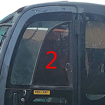Parabrezza di posizione NO.2 del PUNTO KOBELCO Mini Digger Glass Replacement Left Side
