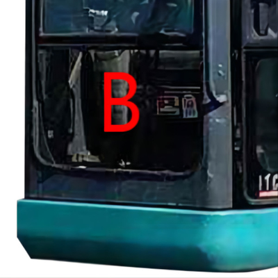 L'abitudine di posizione B del FCC Front Windshield Replacement Front Down ha temperato il vetro