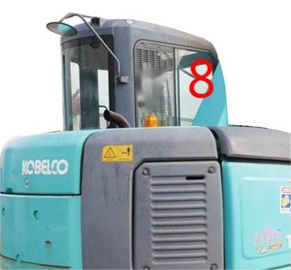 Posizione resistente NO.8 della destra di Cab Glass KOBELCO dell'escavatore di temperatura