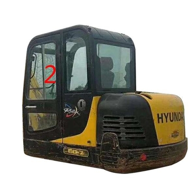 L'escavatore Door Window Replacement di HYUNDAI R60-7 ha lasciato la posizione laterale diritta NO.2