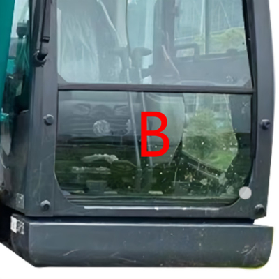 vetro di Front Glass Replacement Green Tempered dell'escavatore di 5mm per il parabrezza
