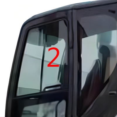 il parabrezza di parte di sinistra di 4mm ha temperato l'escavatore di vetro Cab Glass di KOBELCO