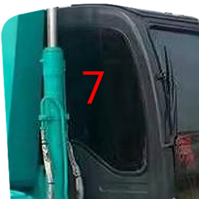 L'escavatore Cabin Digger Glass Replacement Windshield Big di KOBELCO ha temperato il vetro