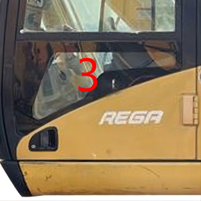 Il parabrezza di vetro del FCC della carrozza del CAT CATERPILLAR ha temperato la posizione più bassa NO.3 della porta sinistra di vetro
