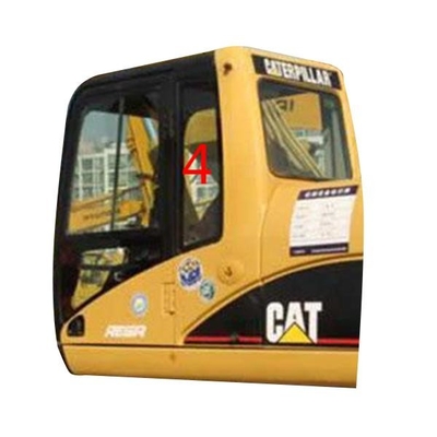 Posizione posteriore NO.4 della porta sinistra del parabrezza E320D CAT Excavator Window Replacement RoHS