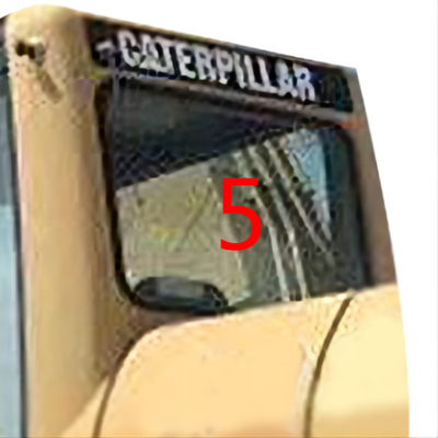Posizione laterale posteriore NO.5 del tettuccio apribile di vetro della carrozza di E320 CATERPILLAR