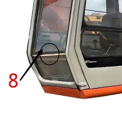 La posizione No.8 di Glass Right Side dell'escavatore di EX-1 EX120-1 EX200-1 HITACHI ha temperato il vetro