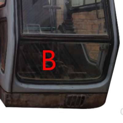 Escavatore bianco Window Replacement di Front Windscreen Glass HITACHI