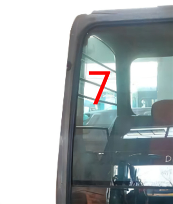 Buon lato di Cab Glass Right dell'escavatore di stabilità termica grande vetro temperato