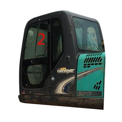 L'escavatore Door Window Replacement di SK230-6 SK-6 SK-8 ha lasciato il parabrezza laterale diritto di posizione NO.2
