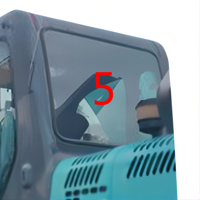 Il parabrezza laterale posteriore di posizione NO.5 di Glass Left Door dell'escavatore di SK-6 SK-8 SK230-6 KOBELCO ha temperato il vetro