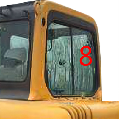 Posizione No.8 di Windshield Right Side dell'escavatore di RoHS Volvo