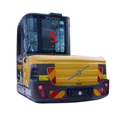 FCC verde del lato NO.5 di Glass Replacement Back dell'escavatore di EW60C VOLVO