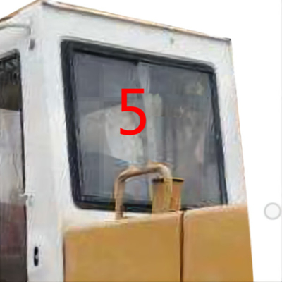 Il parabrezza resistente di piegamento ha temperato l'escavatore di vetro Cabin Back Side NO.5