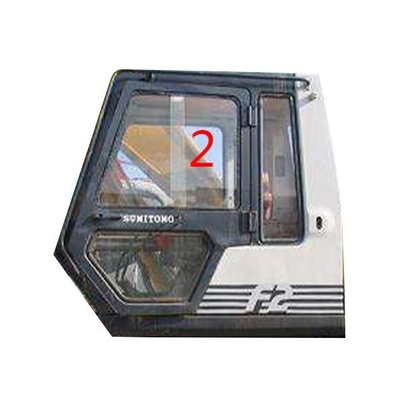 Il parabrezza della porta sinistra ha temperato la sostituzione di vetro SUMITOMO SH280 S280
