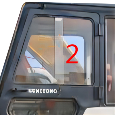 Il parabrezza della porta sinistra ha temperato la sostituzione di vetro SUMITOMO SH280 S280