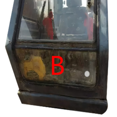 Cabina di macchina della costruzione di Door Window Replacement dell'escavatore S280 Front Windscreen