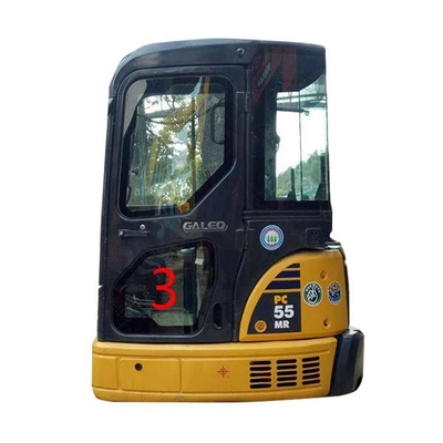 Posizione più bassa NO.3 Digger Window Replacement della porta dell'OEM KOMATSU PC55MR Cab Glass Left