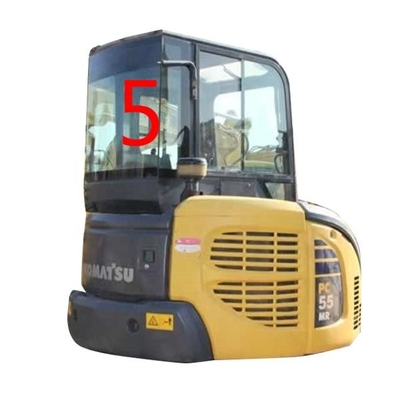 Lato posteriore NO.5 di Window Replacement RoHS dell'escavatore del parabrezza PC55MR PC55 KOMATSU