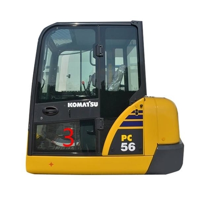 Sostituzione più bassa della finestra di posizione NO.3 della porta sinistra di vetro della carrozza dell'OEM KOMATSU PC6-7 PC56